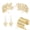 A single golden brac, variant on Roman Greeks Toga Costume Accessories Greeks Goddesses Costume Goddesses Leaf Headband,Upper Arm Cuffs Bracelet Earring