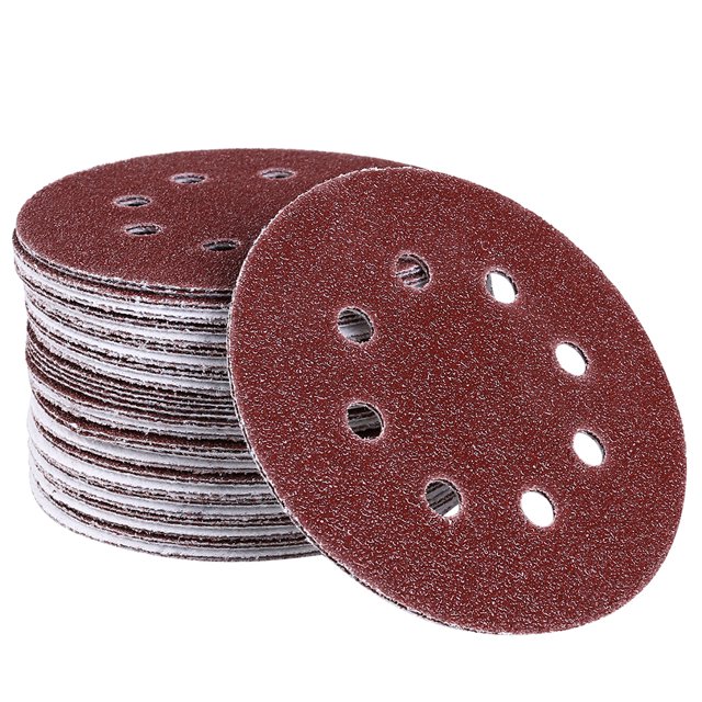 Sanding Discs Sandpaper 5 Hookloop Inch Orbital Circular Pads 40 Grit