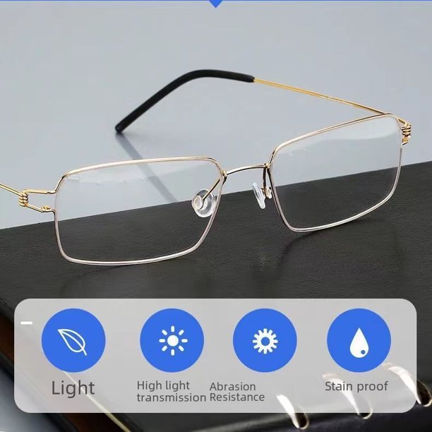 Gafas de presbicia ultraligeras y ultraelásticas sin tornillos, ultrafinas, de moda, antiluz azul, para hombres y mujeres