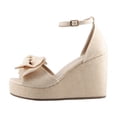 thumbnail image 2 of Sandalia Mujer Real Jungle Plataforma beige 23, 2 of 5