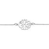 Personalized Planet Women's Sterling Silver 20mm Fancy Monogram Bracelet