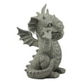 thumbnail image 5 of Ebros Whimsical Garden Dragon Making Funny Faces Statue 10.25" H Cute Baby Dragon Faux Stone Resin Finish Figurine, 5 of 5