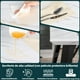 thumbnail image 3 of HOMYLIN Mesa de Comedor 6 personas Rectangular 160cm Minimalista Moderna Mesa Conferencias con Patas de Metal para 4 a 8, para Comedores restaurantes,cocinas,salón,sala de estar, MDF, 3 of 5