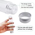 thumbnail image 4 of 24 Pcs 110ml Test Tubes,Clear Plastic Test Tubes with Caps, 4 of 5