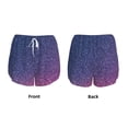 thumbnail image 3 of Salouo Violet Glitter Print Women's 2 in 1 Running Shorts Double-Layer Shorts Athletic Workout Gym Yoga Shorts Running Shorts for Women-Small, 3 of 7