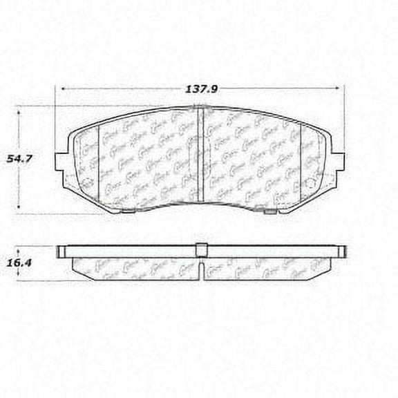 Centric Parts - Ceramic Pads