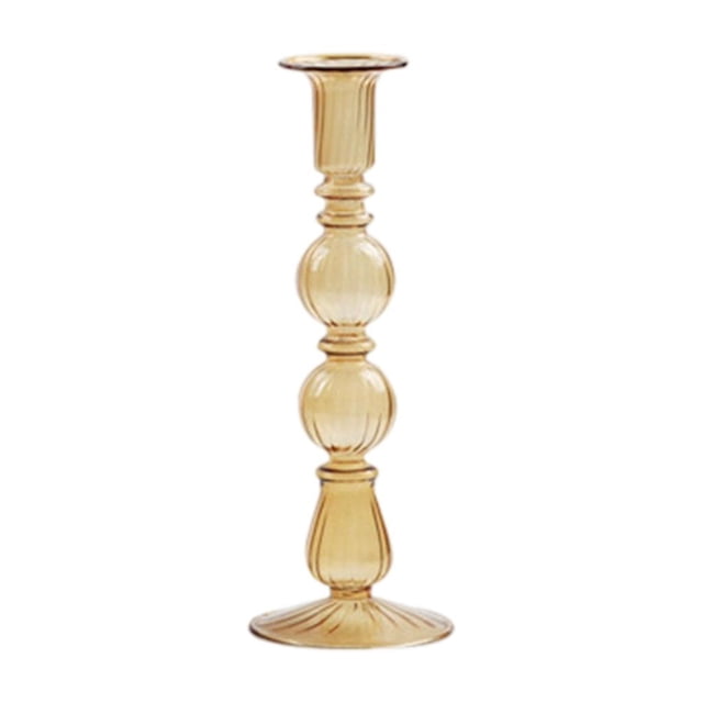 Candelabro de cristal, elegantes adornos, exquisitos candelabros Los 8.5x25cm