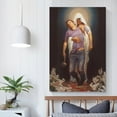 thumbnail image 5 of Jesus Christ Wall Art - Vigil And Forgiven Wall Art Poster Scroll Canvas Painting Picture Living Room Decor Home 20x30inch(50x75cm), 5 of 6