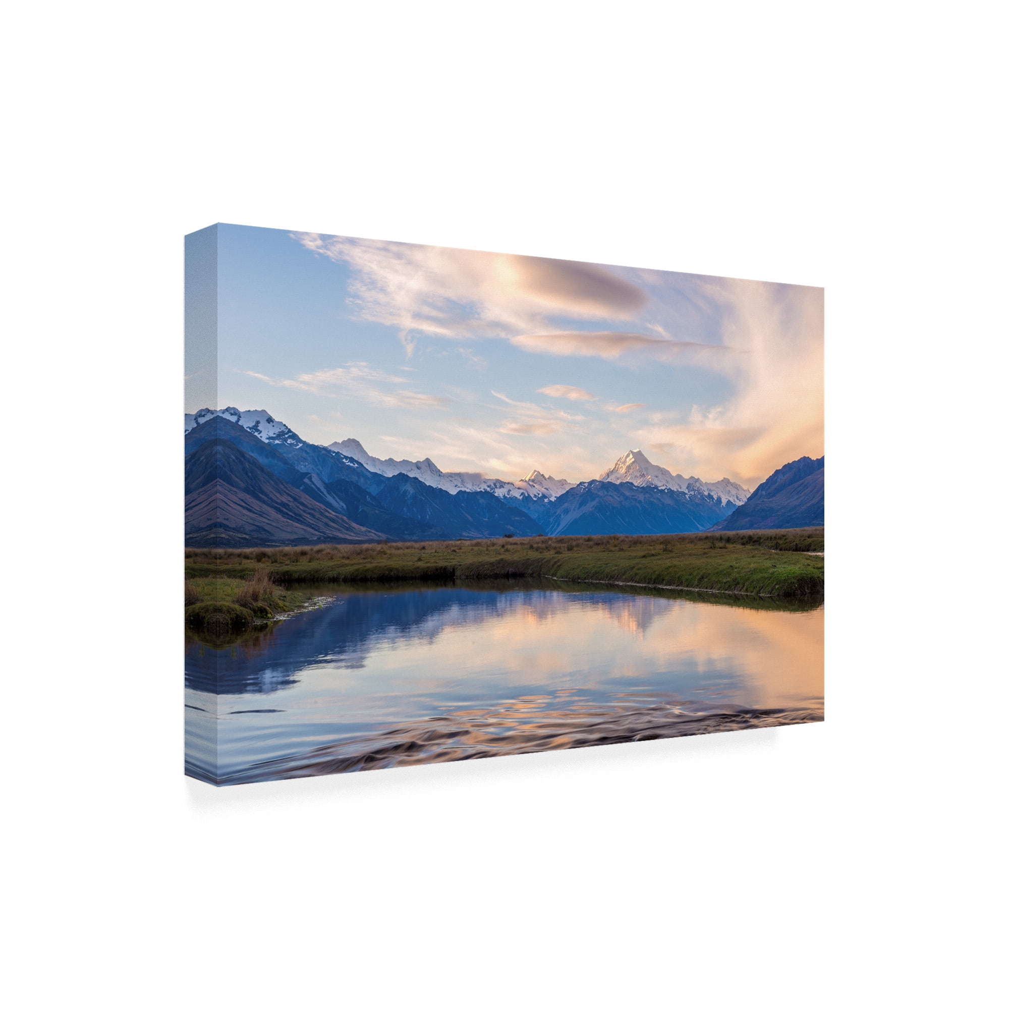 Trademark Fine Art 'Snowy Peak 4' Canvas Art by Dan Ballard