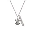 thumbnail image 2 of Delight Jewelry Silvertone Angel Silvertone Always My Sister Bar Charm Necklace, 23", 2 of 4