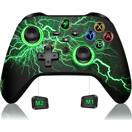 Switch Controller, ESYWEN Wireless Switch Controller for Nintendo Switch 2/Lite/OLED with Ambient Lighting Joystick, Programmable, Turbo, Vibration
