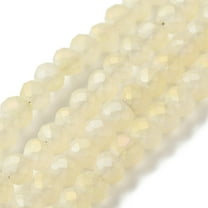 Full Rainbow Plated Faceted Rondelle Glass Beads Strands Frosted Champagne Yellow 4x3mm Hole: 1mm 146pcs/strand 18.8 inch