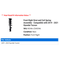 thumbnail image 2 of Front Right Strut and Coil Spring Assembly - Compatible with 2019 - 2021 Hyundai Tucson 2020, 2 of 2