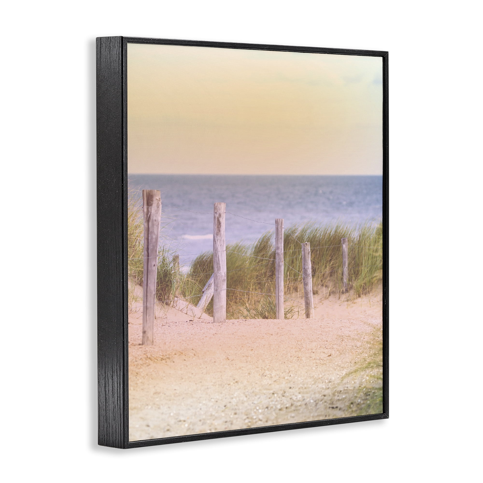 Stupell Industries Carefree Beach Vacation Black Framed Giclee Art, design by Marcus Prime