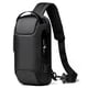 thumbnail image 3 of Bolsa de hombro para hombre antirrobo bloqueo de contraseña puerto USB bandolera paquete de pecho (negro) Tmvgtek Para estrenar, 3 of 4