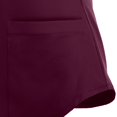 thumbnail image 3 of PENGXIANG Blouse à Manches Courtes Col en V Uniforme de Travail Couleur Unie avec Poche pour Femmes, 3 of 4