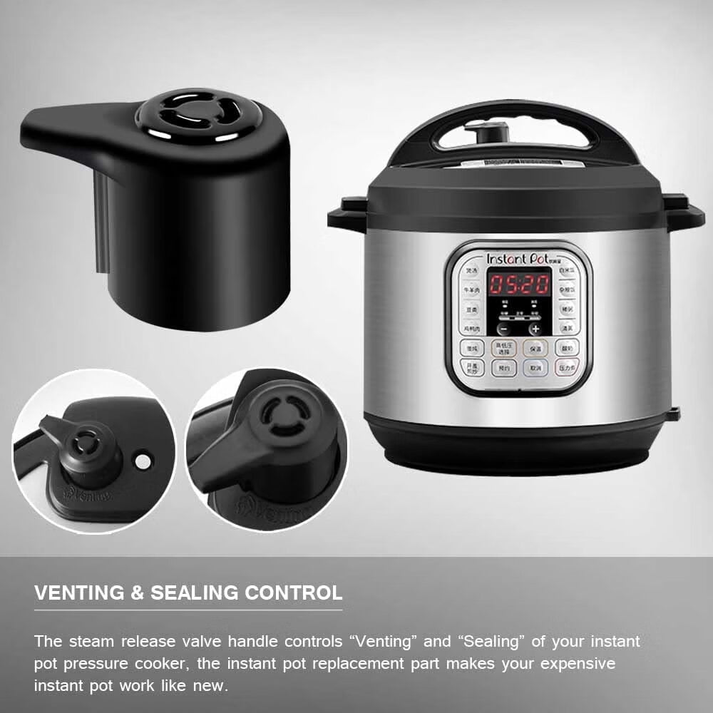 Replacement Steam Release Valve For Instant Pot Viva 6 Qt & 8 Qt Electric Pressure Cookers