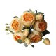 thumbnail image 2 of Ramo de boda artificial, rosas artificiales, flores de , accesorios para fotos, flores artificiales para decoración de bodas, fiestas en el jardín Amarillo, 2 of 8
