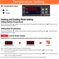 thumbnail image 3 of SHT2000 Temperature Humidity Controller Thermostat Humidistat Indoor Brewing Incubator Thermometer Hygrometer AC110-230V, 3 of 5