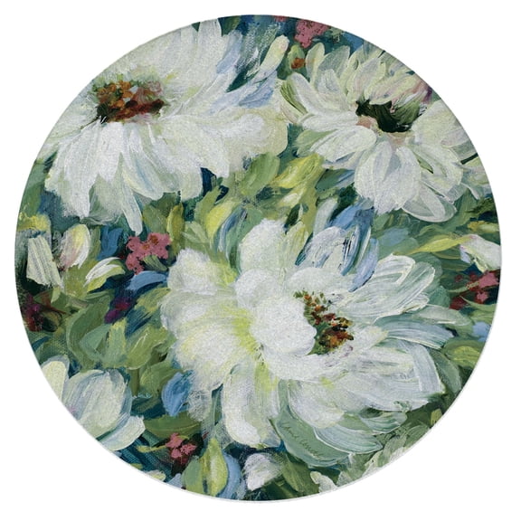 Thirstystone Peony Morning Single Round Sandstone Coaster Create Your Own Set