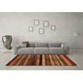 thumbnail image 3 of Ahgly Company Indoor Rectangle Abstract Brown Contemporary Area Rugs, 8' x 12', 3 of 4