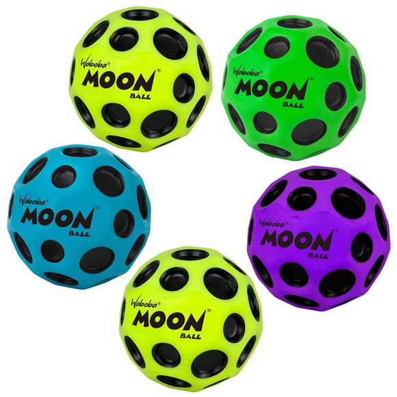Pelota saltarina Kaplan Waboba Moon, set de 5, 6 cm