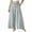 (New19)Gray, variant on Thousandth Women Wide Leg Palazzo Pants Casual Cotton Elastic Drawstring High Waist Trousers With Pockets Loose Fit Vacation Beach Flowy Pants