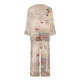 thumbnail image 4 of Puntoco Conjunto de pijama cómodo de dos piezas con cuello redondo y manga larga para mujer Puntoco Puntoco-3703, 4 of 5