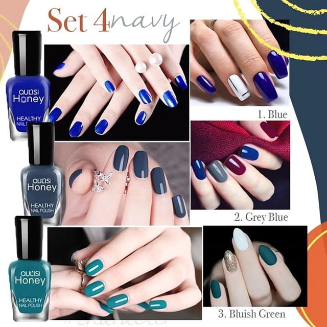 Esmalte de uñas, regalo para mujeres, 3 unidades, a base de agua, despegable y rasgable, 24 ml, removedor mágico.