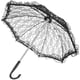 thumbnail image 1 of 1pc bordado encaje para parasol encaje romántico paraguas vintage dama accesorio de disfraces, 1 of 4