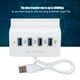 thumbnail image 5 of Adaptador de concentrador OTG con 4 puertos USB y múltiples interfaces para teléfono, tableta y computadora de escritorio, 5 of 8
