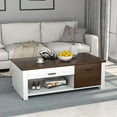 thumbnail image 2 of Costway Table Basse Moderne pour Salon avec Tiroirs de Rangement et Compartiments, 2 of 10