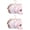 Pink White, variant on 2Pcs Hat Rack for Closet with 6 Clips, 360 Degree Rotatable, Strong Load Bearing Capacity, Hanging Cap Organizer Storage Holder for Home, Entryway, Bedroom, Living Room - White Gray