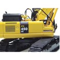 thumbnail image 4 of Komatsu PC450LC Excavator Short Boom with Bucket Yellow 1/50 Diecast Model by Universal Hobbies, 4 of 6