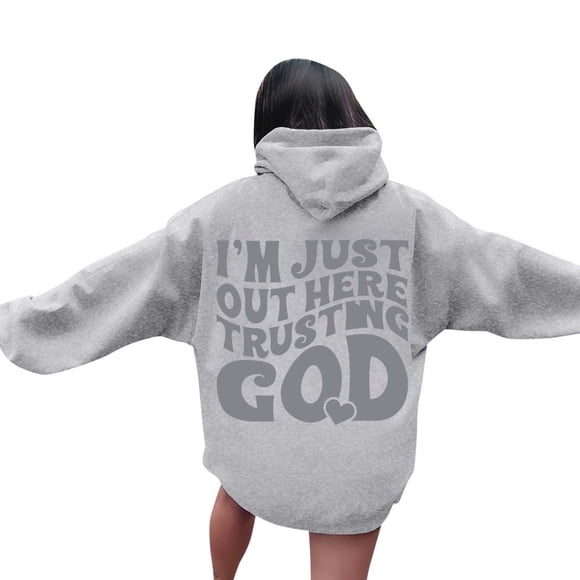 Zip Jacket Hooded Sweat Shirt Womens Full Length Hoodies for Women Light Sweatshirt Tight Hoodie Women Hooded Long Sleeve Graphic Print Pullover Sweatshirt For Men Casual Comfortable Gray XL