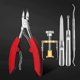 thumbnail image 3 of Toenail dead skin dirt remover pedicure care tool pro（6pcs red）, 3 of 4