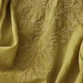 thumbnail image 6 of Women's Short Sleeve T-shirt Embroidered Tops For Women Floral Cotton Linen Tunic Tshirt Tee Women 3/4 Sleeve V Neck Button Boho Ethnic,Yellow Women's Short sleeve T-shirt XXXL, 6 of 7