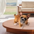 thumbnail image 4 of Lifelike and Cute Frenchie Stuffed,Realistic Plush French Bulldog Toy, Adorable Little Puppy for Dog Lover or Plushie Collector,Great Gift, 4 of 4