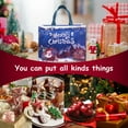 thumbnail image 4 of Gumesh Christmas Gift Bags 10-Pack, Non-Woven Reusable Tote Bags with Handles, Portable Holiday Shopping and Party Favor Bags, 4 of 6