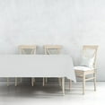 thumbnail image 2 of Hanna K. Signature Disposable Rectangular 54"X108" Plastic Tablecover: (Silver Lace), 2 of 3