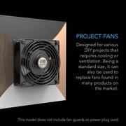 AC Infinity AXIAL 1238W Muffin Computer Cooling Fan Black