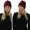 Red, variant on Womens Toboggan Buffalo Plaid Beanie Hat Checkered Red