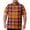 Brown, variant on Mens Street Fashion Plaid Print Tee Big & Tall Short Sleeve Stretch Breathable Stylish Golf Outfit White 6XL