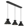 thumbnail image 4 of Linear Chandelier in Matte Black, 4 of 7
