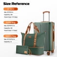 thumbnail image 2 of HOTEEL Carry On Luggage 3 Piece 20 inch Lightweight Travel Luggage Set, ABS+PC Hardside Suitcase with Duffel Bag and Toiletry Bag, 2 of 8