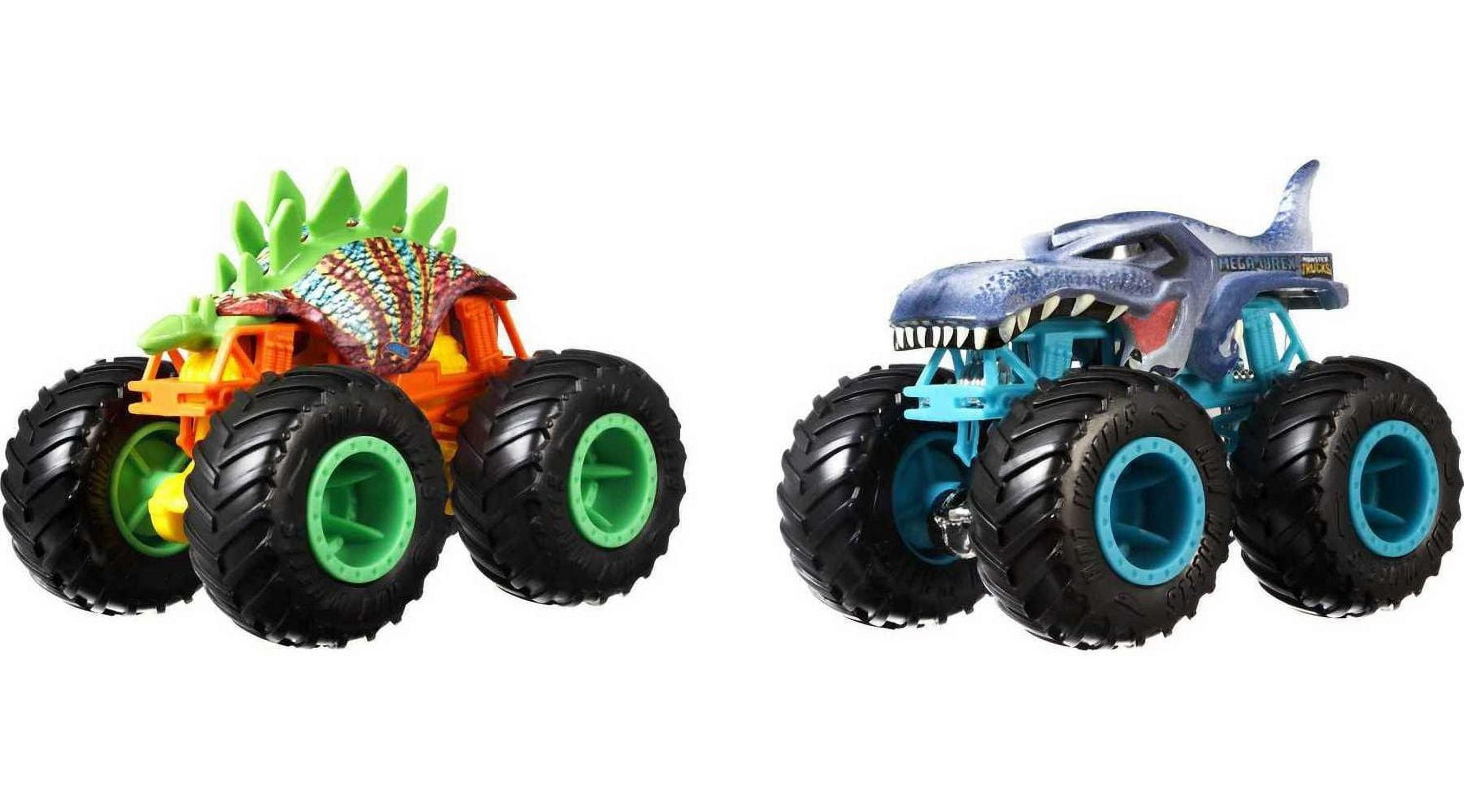 Hot Wheels Monster Trucks Demolition Doubles, Set of 2 Toy Trucks (Styles May Vary), Ages 3-7