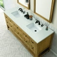 thumbnail image 3 of James Martin Vanities 72" Double Vanity, Light Natural Oak w/ 3 CM Lime Delight Top, 3 of 6