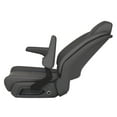 thumbnail image 3 of Manitou Boat High Back Reclining Helm Seat 3014-0008415 | Gray Blue, 3 of 7