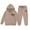 /A62Khaki373, variant on MEZZALL Children Kids Long Sleeved Letter Print Hooded Tops Outfits Tracksuits Sweatsuit Sweatshirt Sweatpants Tops Hoodie Trousers Pant Sets Clothes Sets Comfort Clothing