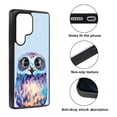 thumbnail image 2 of WIRESTER Shockproof Soft Rubber Cover Case for Samsung Galaxy S25 Ultra 6.8" 2025, Blue Owl On Light Blue Background, 2 of 5
